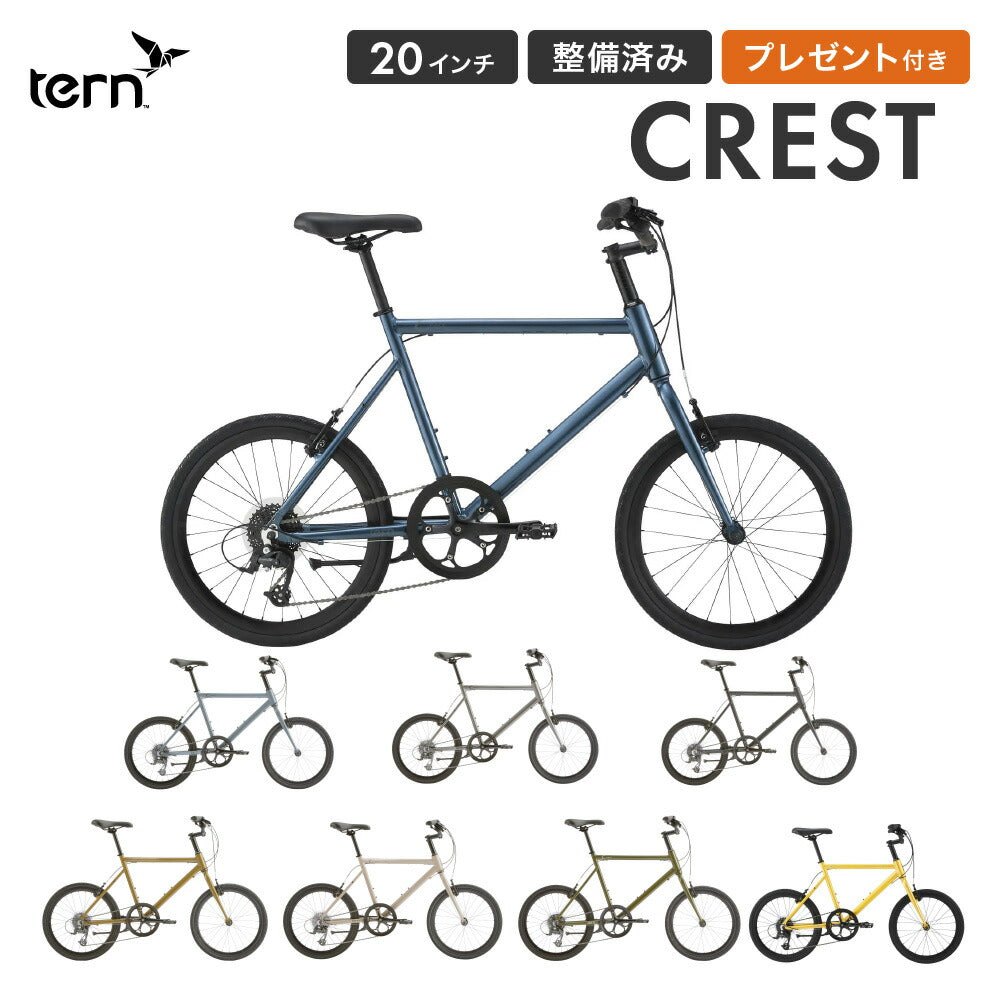 Tern MINIVELO CREST 2024 24CRESBE46 | 自転車、ゴルフ、アウトドアのベストスポーツ本店