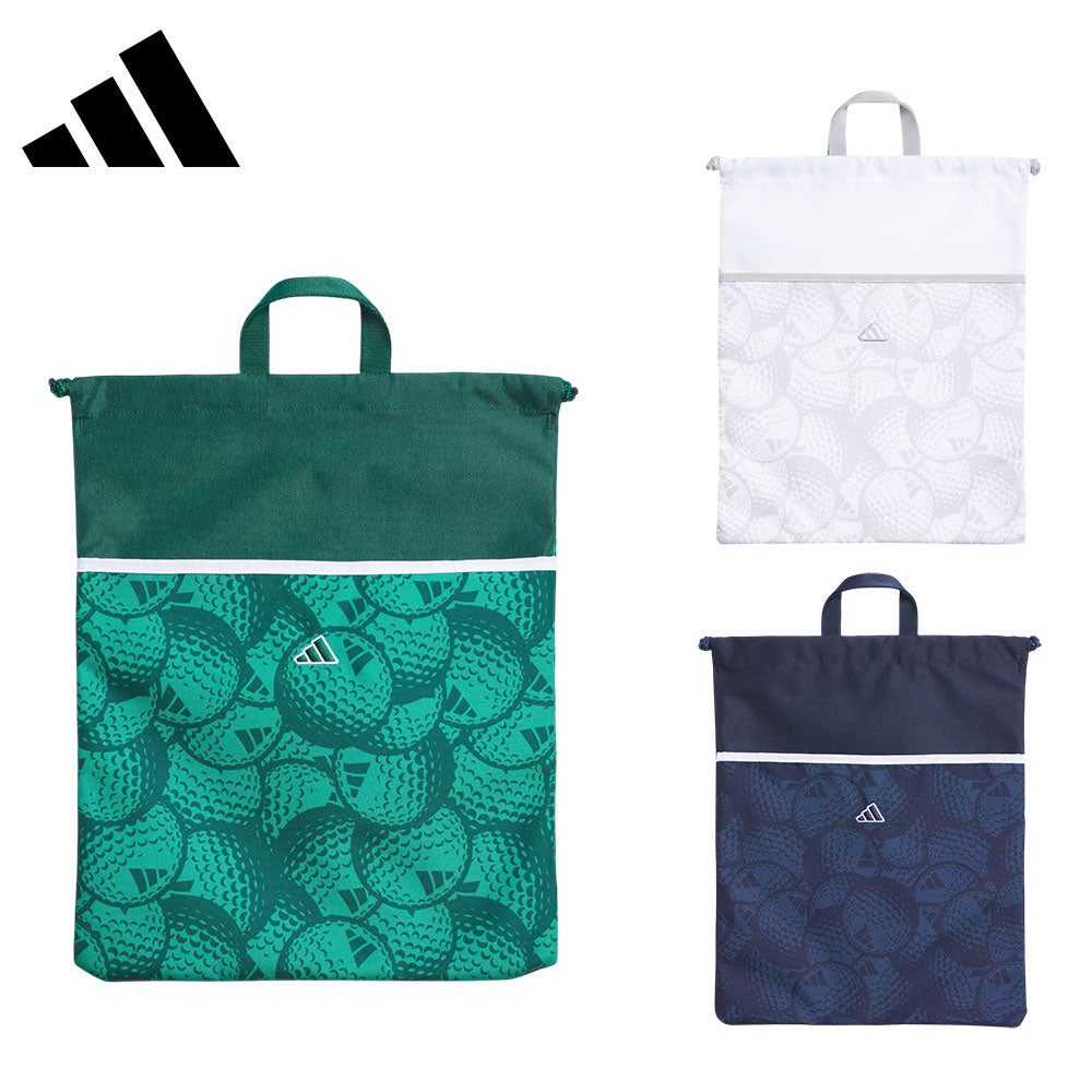 adidas ゴルフボールグラフィック シューズ ケース 25SS RF038