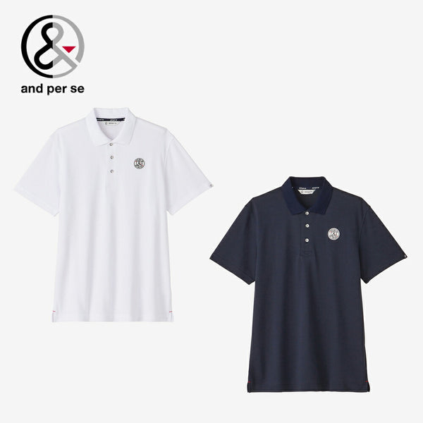 ゴルフ and per se（アンパスィ）製品。and per se ネイチャーブリッド半袖ポロシャツ(メンズ) 24SS AMS9714V7