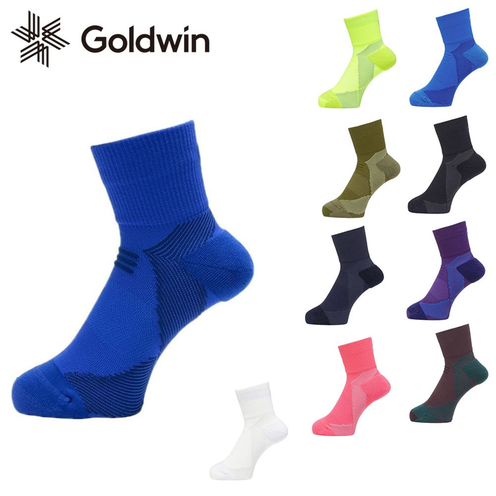 Goldwin C3fit アーチサポート クォーターソックス ユニセックス