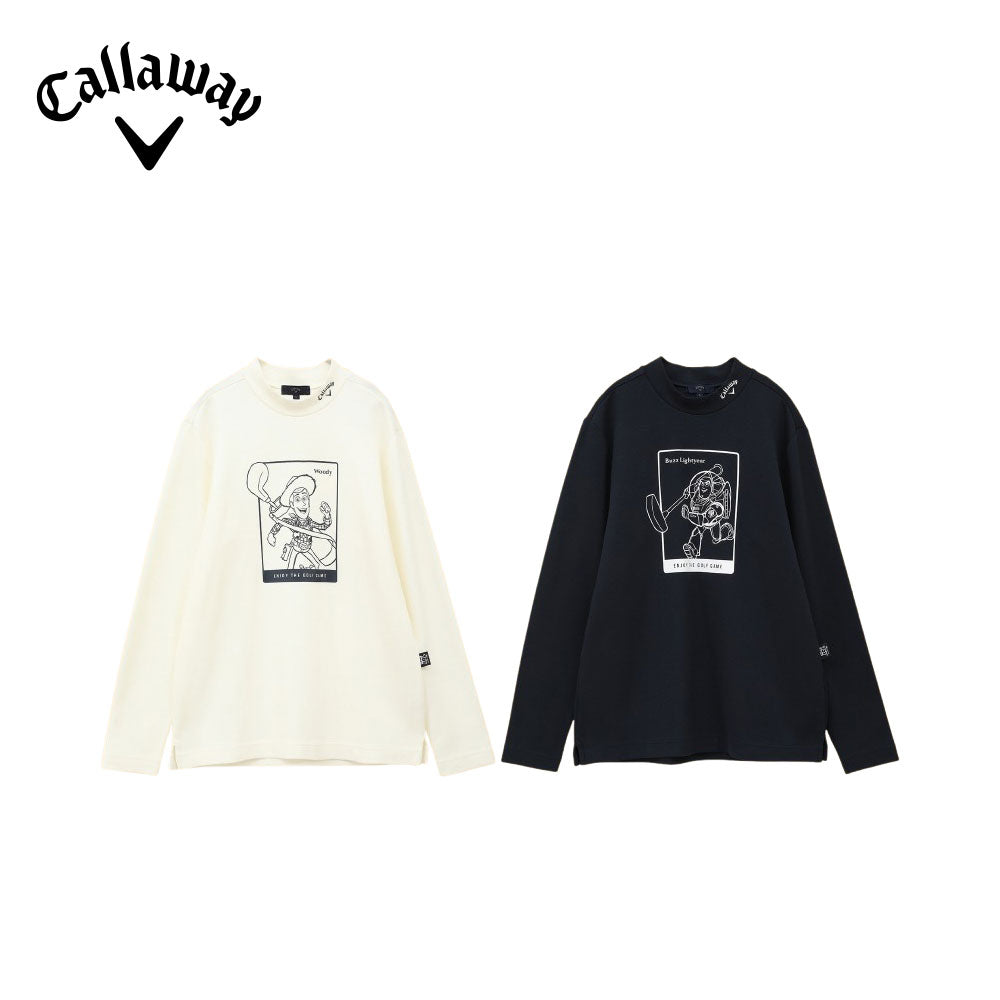 キャロウェイメンズ 長袖モックネックシャツTOY STORY C24233130 Callaway ToyStory / Callaway Collection ポンチモックネックシャツ