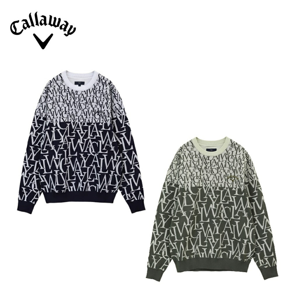 Callaway ロゴジャカードニット 23FW C23218101 | 自転車