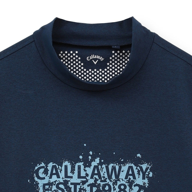 ベストスポーツ Callaway（キャロウェイ）製品。Callaway スパンライク天竺半袖モックネックシャツ 24SS C24134120