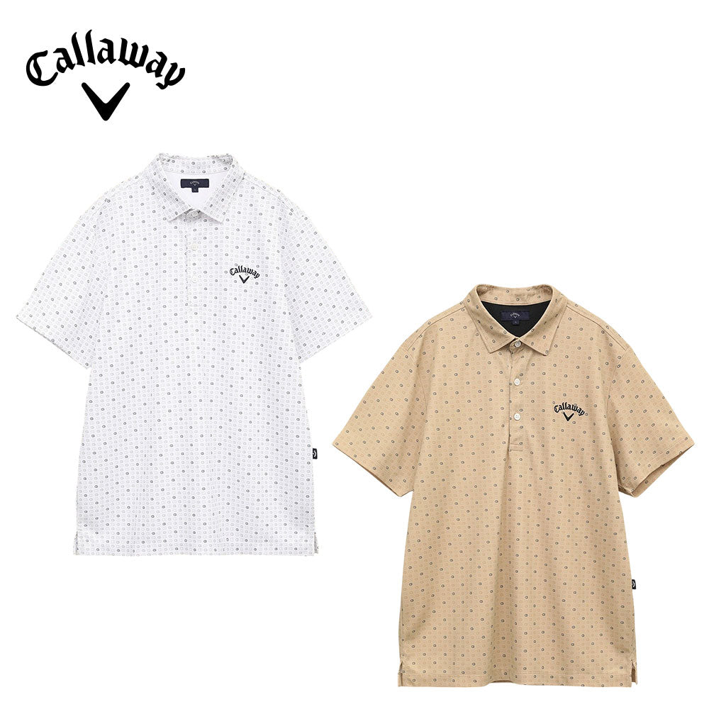 Callaway 【石川遼プロ着用】-3℃裏クールロゴプリントカノコシャツ