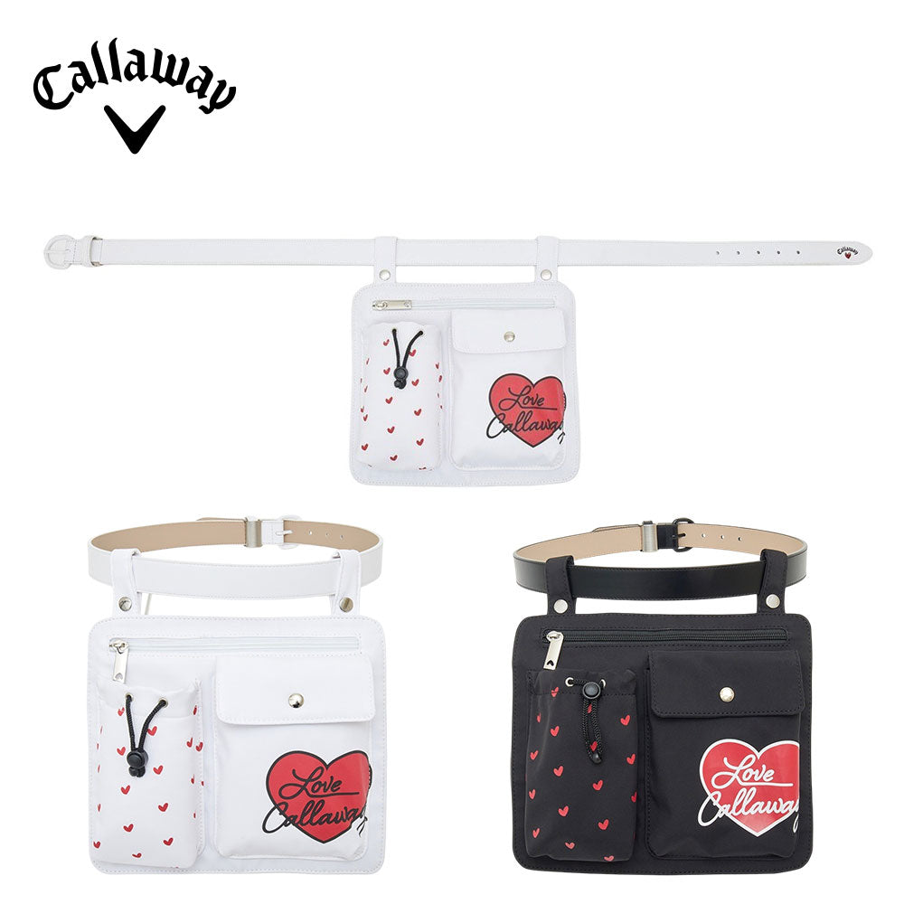 Callaway ラブキャロウェイ ウエストポーチ付きベルト 25SS C25192207