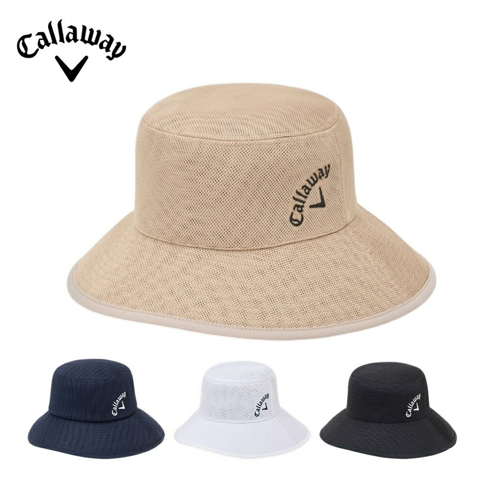 NY様　15枚 Callaway 後ろ下がり変形ブリムかざあなメッシュハット 26SS C26191219