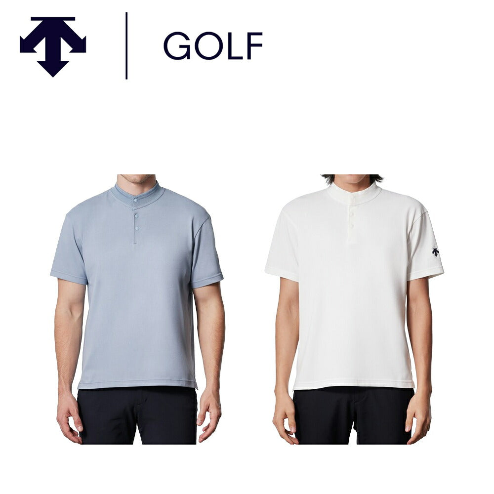DESCENTE GOLF デサントゴルフ モックネック 半袖 Tシャツ