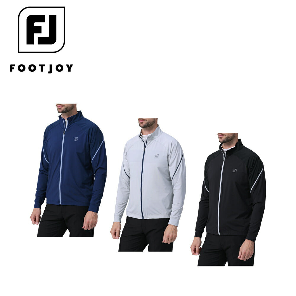 FOOTJOY ライトウェイトストレッチ撥水長袖フルジップジャケット FJ
