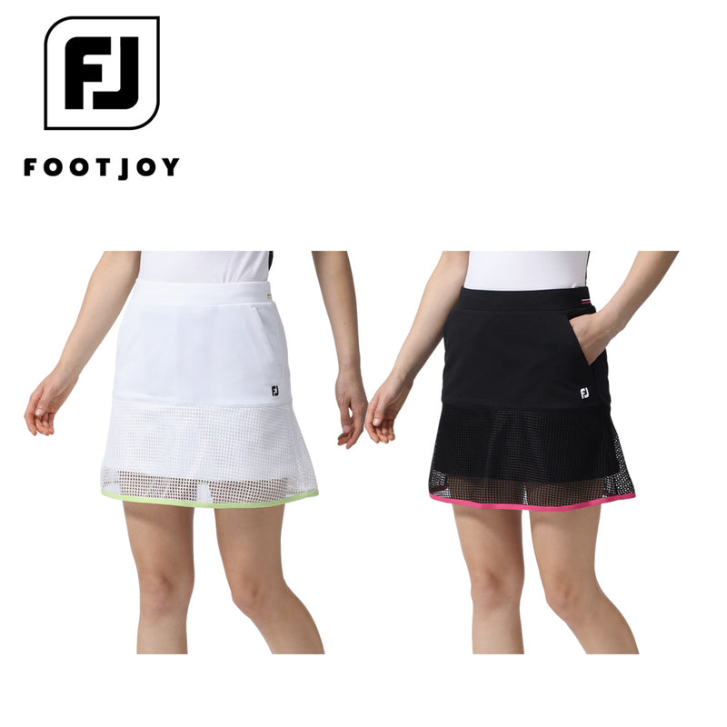 ベストスポーツ FOOTJOY（フットジョイ）製品。FOOTJOY メッシュレイヤードスカート 24SS FJW-S24-P01