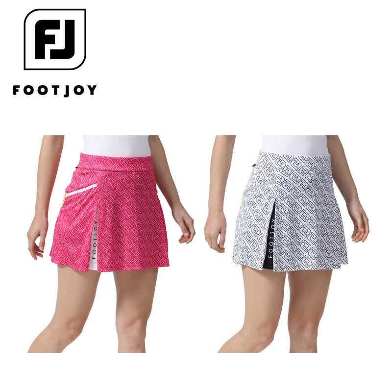 ベストスポーツ FOOTJOY（フットジョイ）製品。FOOTJOY FJアウトラインプリントスカート 24SS FJW-S24-P03