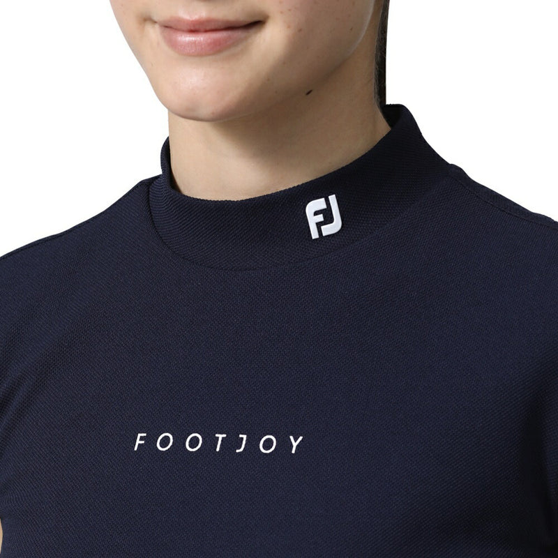 ベストスポーツ FOOTJOY（フットジョイ）製品。FOOTJOY ファブリックミックスノースリーブモックネックシャツ 24SS FJW-S24-S06