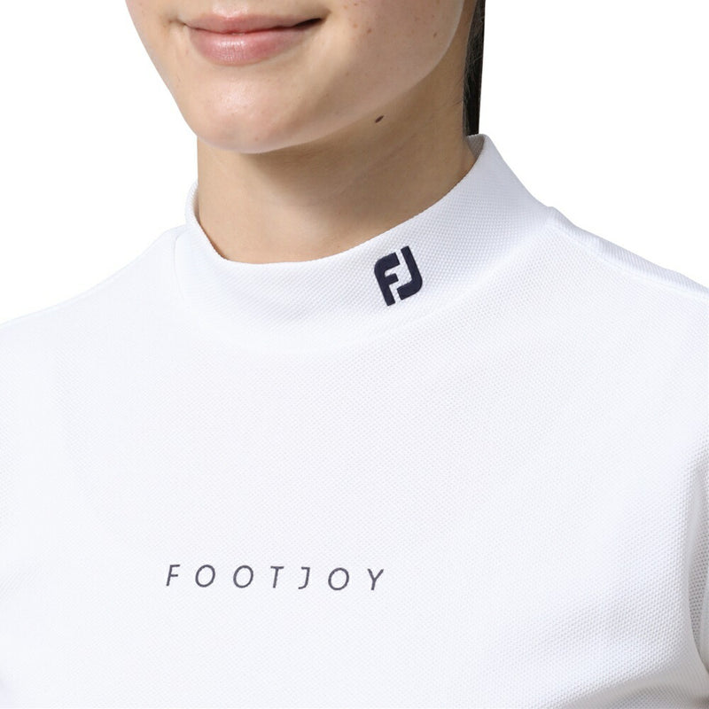 ベストスポーツ FOOTJOY（フットジョイ）製品。FOOTJOY ファブリックミックスノースリーブモックネックシャツ 24SS FJW-S24-S06