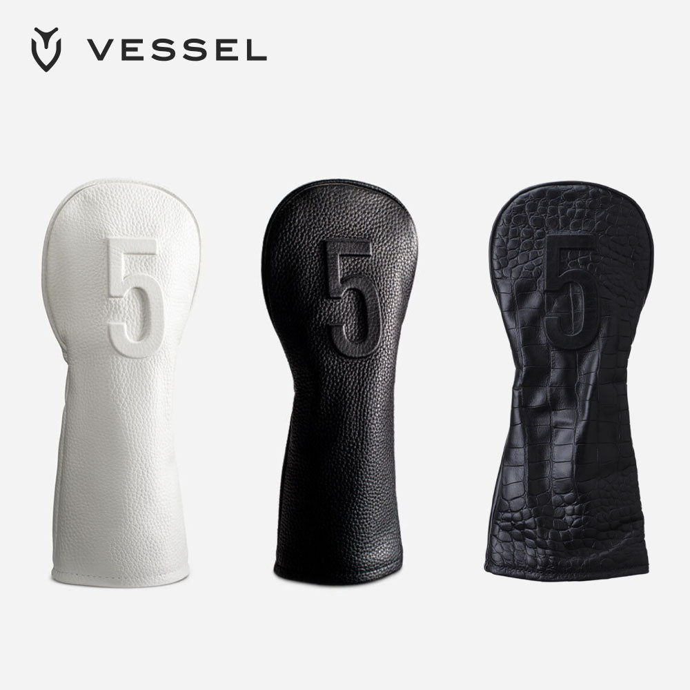 ベゼル ゴルフ LUX DW HEADCOVER EMBOSSED HC1123 ヘッドカバー ドライバー用 2024年秋冬モデル VESSEL  GOLF