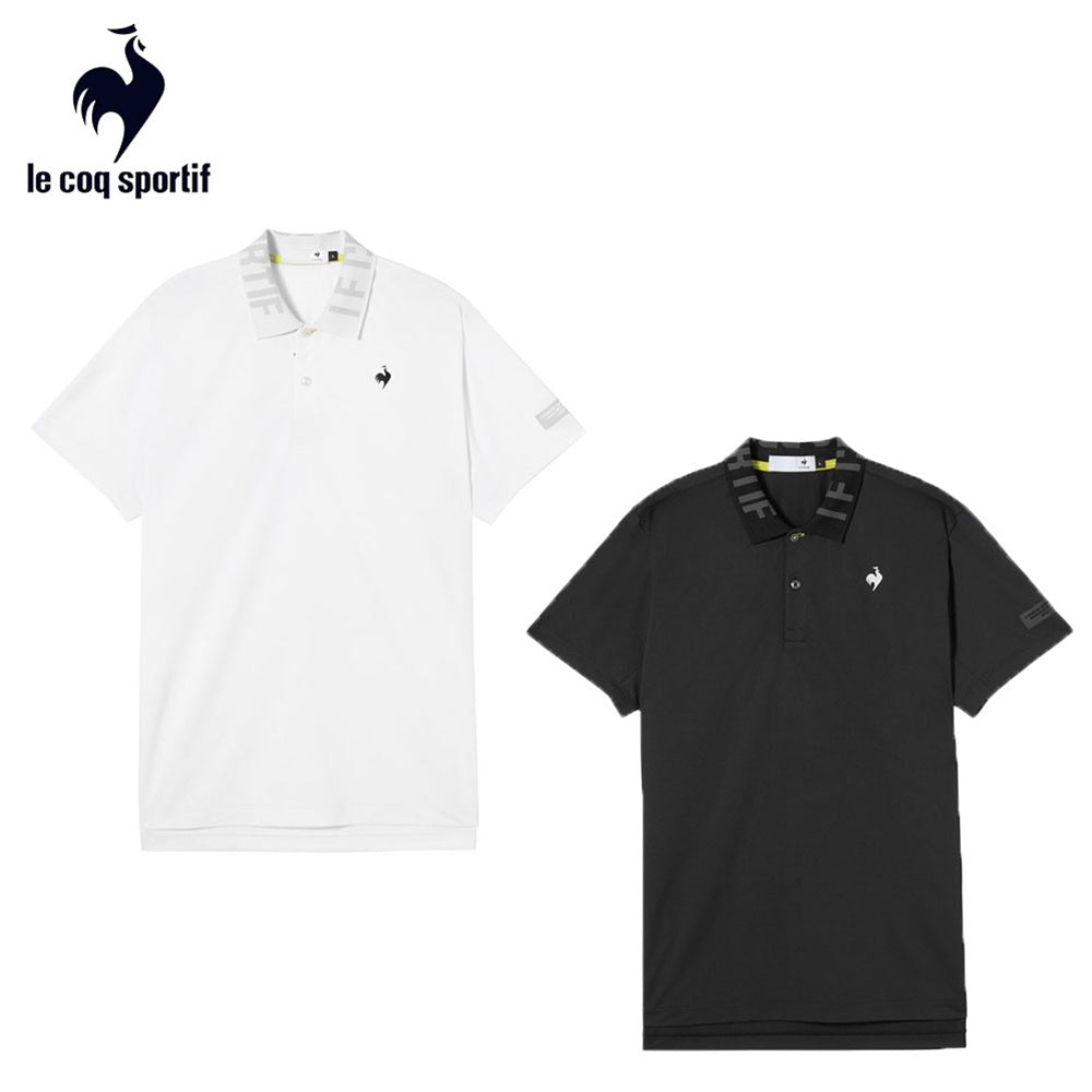 le coq sportif 【武井壮 監修】 ストレスマッピング襟ロゴ半袖シャツ