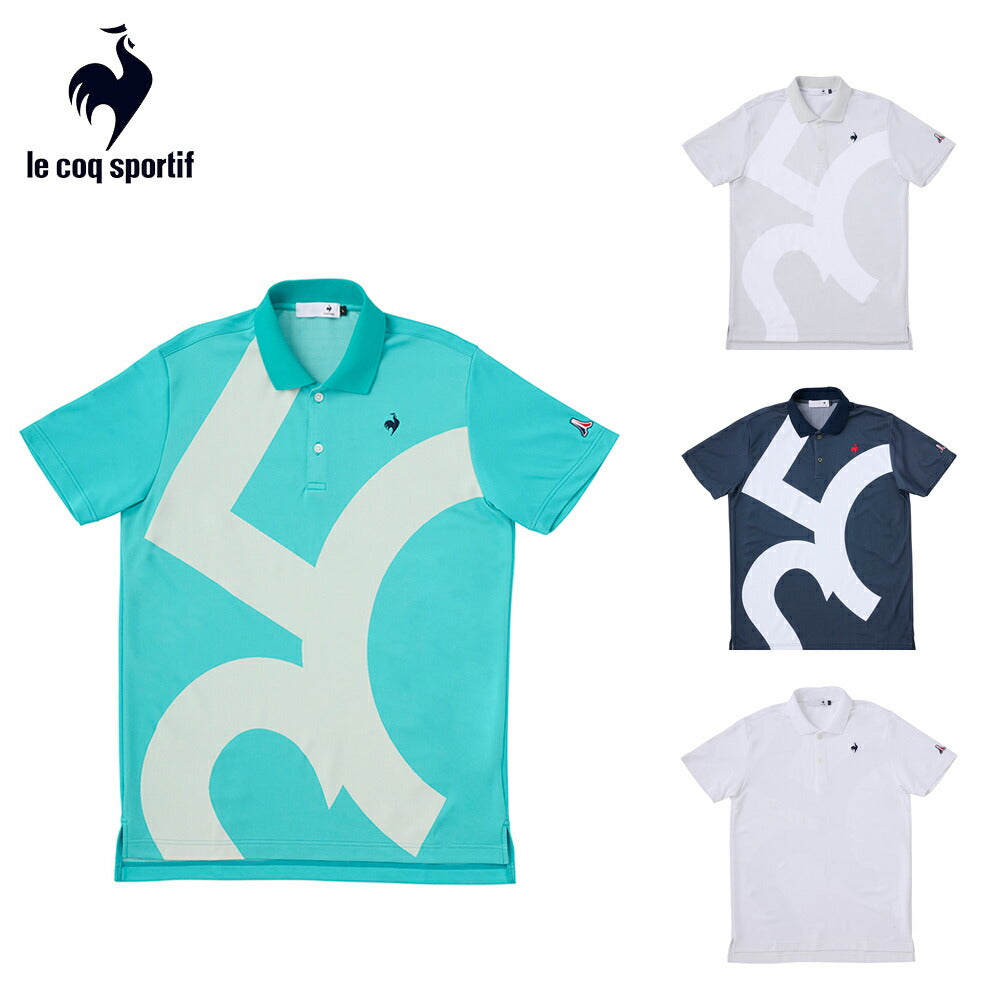 le coq sportif ジャガード半袖シャツ 24SS QGMXJA09 | 自転車、ゴルフ