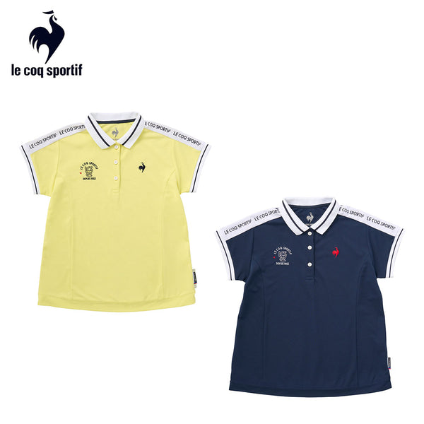 ゴルフ le coq sportif（ルコックスポルティフ）製品。le coq sportif Aライン 袖ライン襟付きシャツ 24SS QGWXJA10