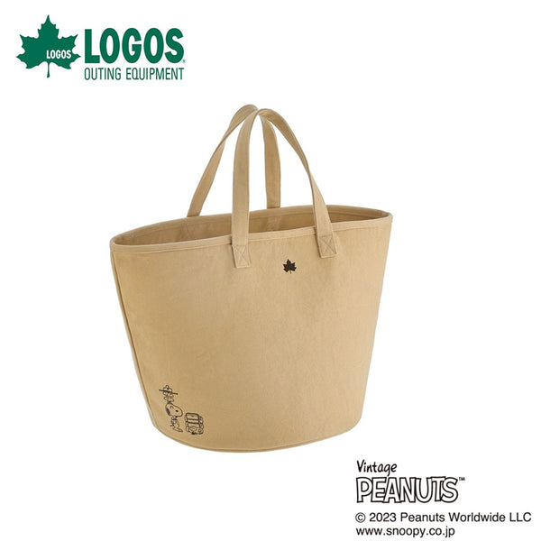 ライフスタイル LOGOS（ロゴス）製品。LOGOS SNOOPY(Beagle Scouts 50years) ベイラーバッグ L 86001119