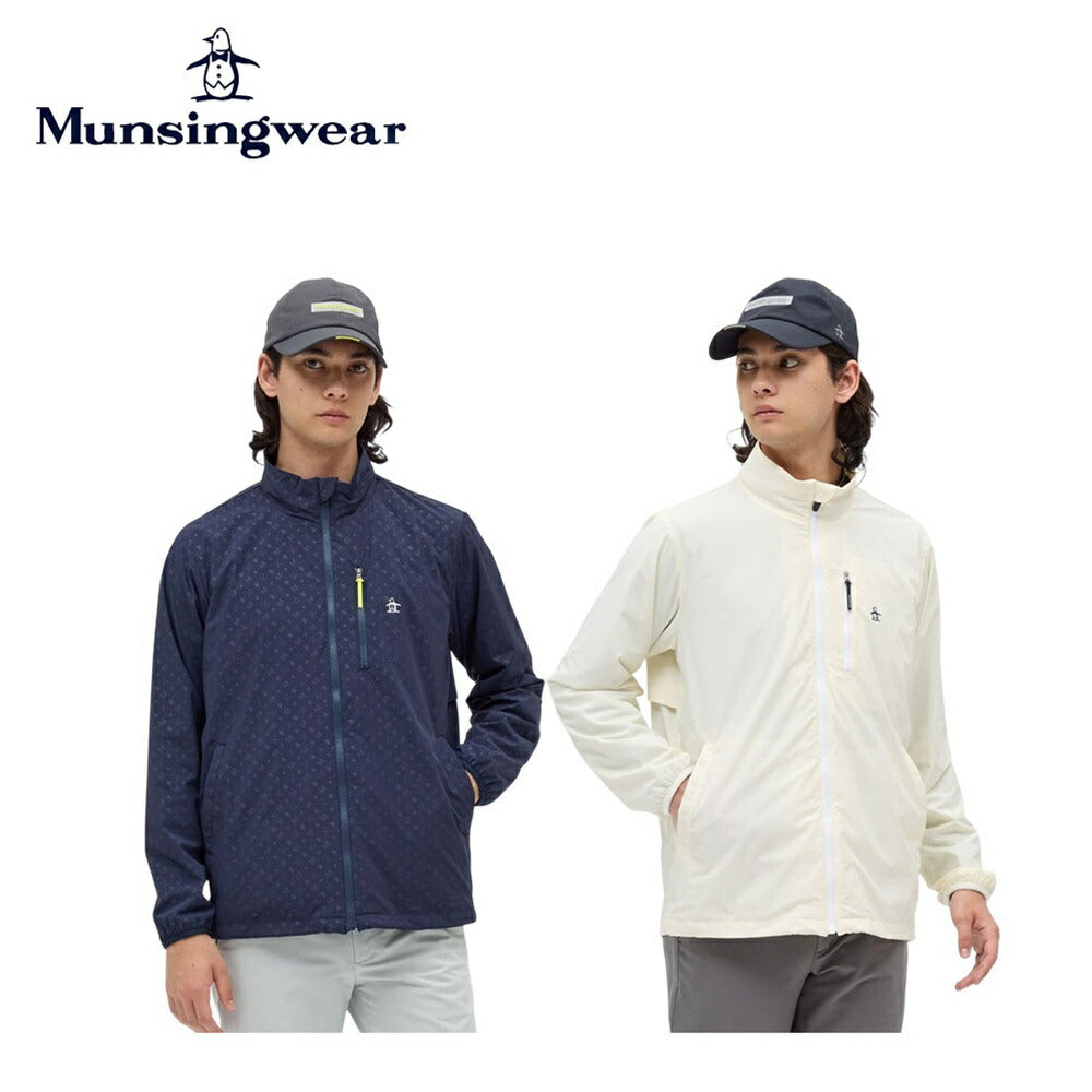 Munsingwear はっ水ストレッチエンボス柄ブルゾン 25FW MG5FJK20M