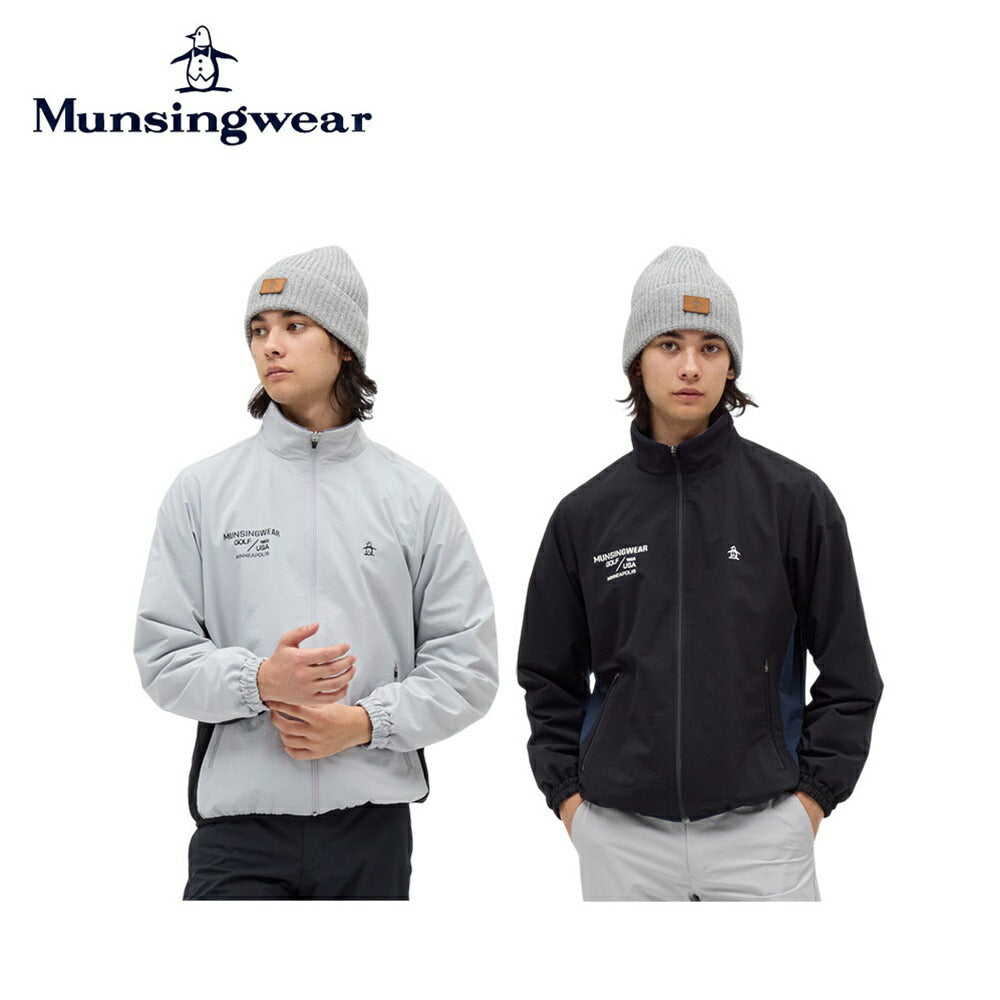 Munsingwear はっ水ストレッチロゴプリントブルゾン 25FW MG5FJK80M