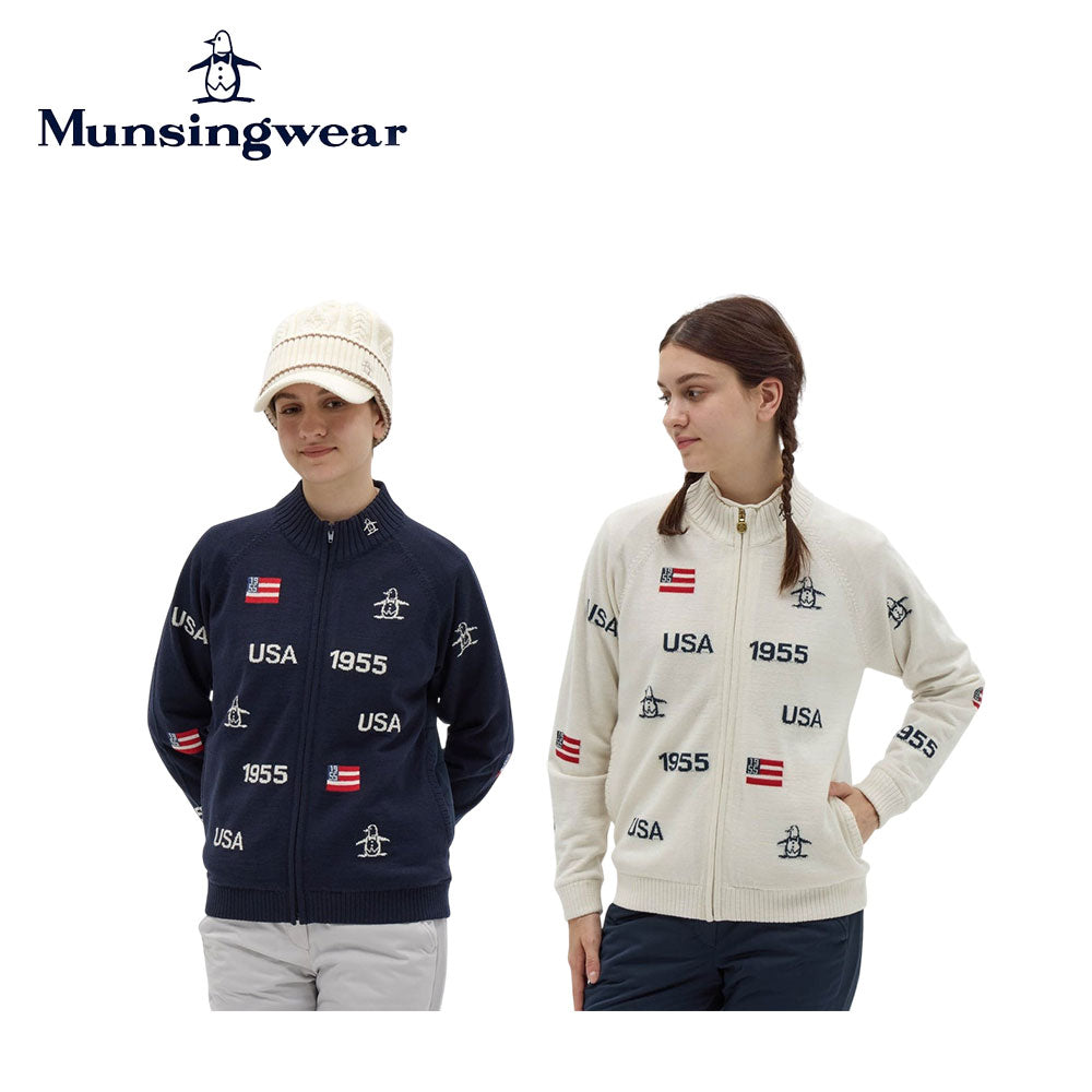 Munsingwear HEAT NAVI ハイブリッドニットブルゾン 25FW MG5FST26L