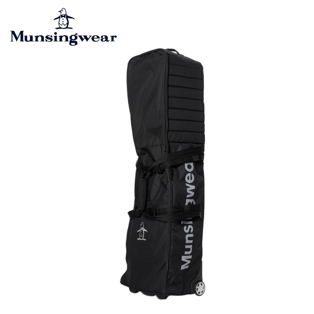 【新品タグ付き】マンシングウェア キャスター付きトラベルカバー ゴルフ黒 旅行 Munsingwear キャスター付トラベルカバー 26SS MG6SBZ71M | 自転車