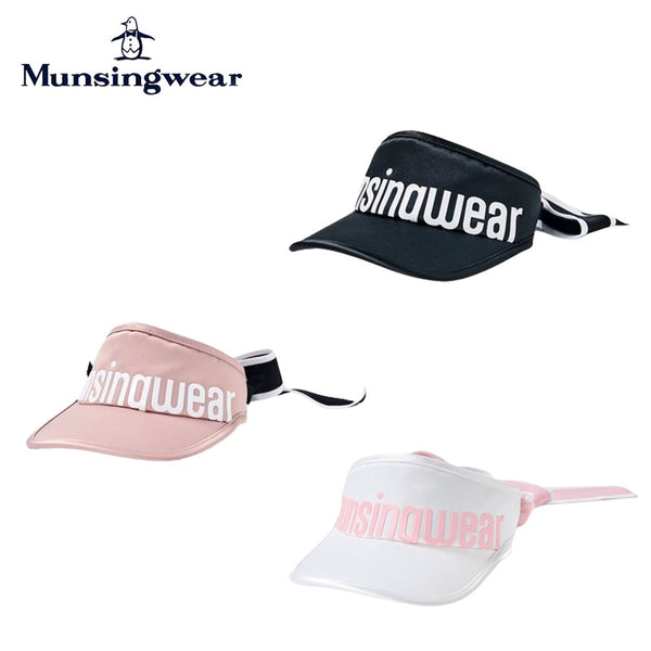 ゴルフ - ヘッドウェア Munsingwear（マンシングウェア）製品。Munsingwear ENVOY リボン付き FITバイザー 24SS MECXJC50W