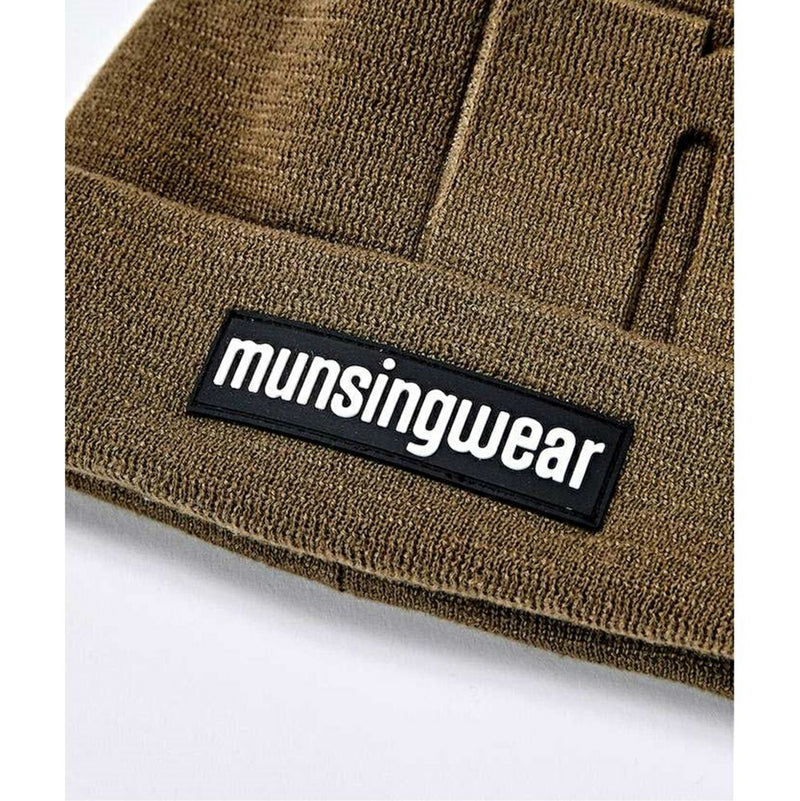 ベストスポーツ Munsingwear（マンシングウェア）製品。Munsingwear ロゴエンボス ニットワッチ 23FW MEBWJC05