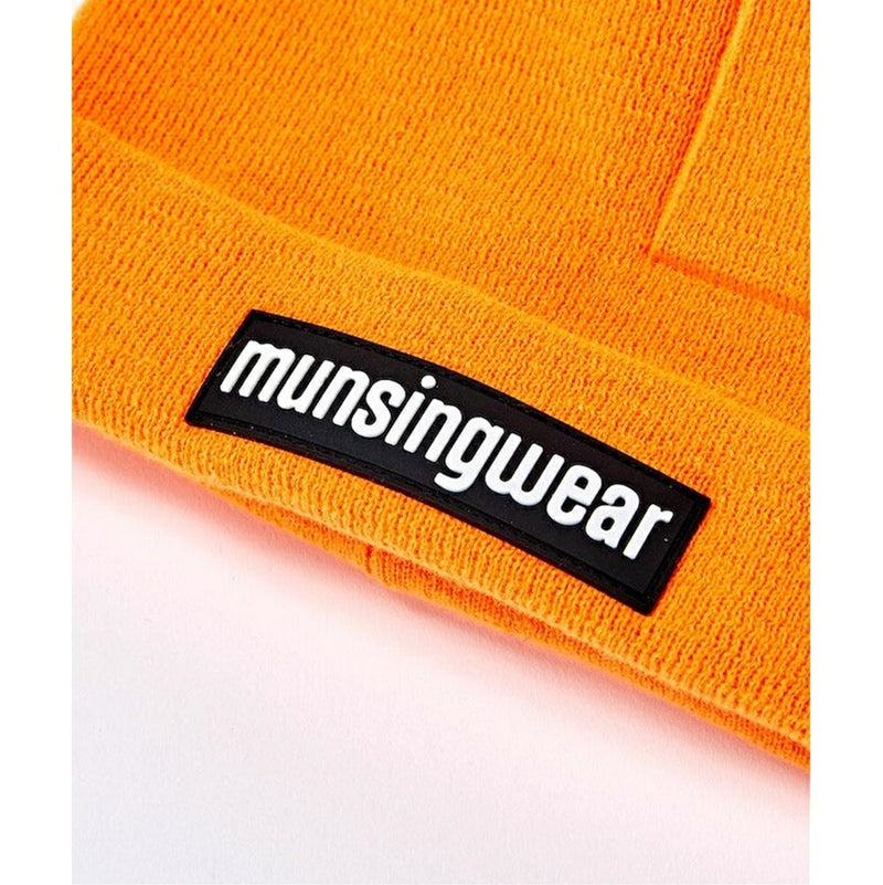ベストスポーツ Munsingwear（マンシングウェア）製品。Munsingwear ロゴエンボス ニットワッチ 23FW MEBWJC05