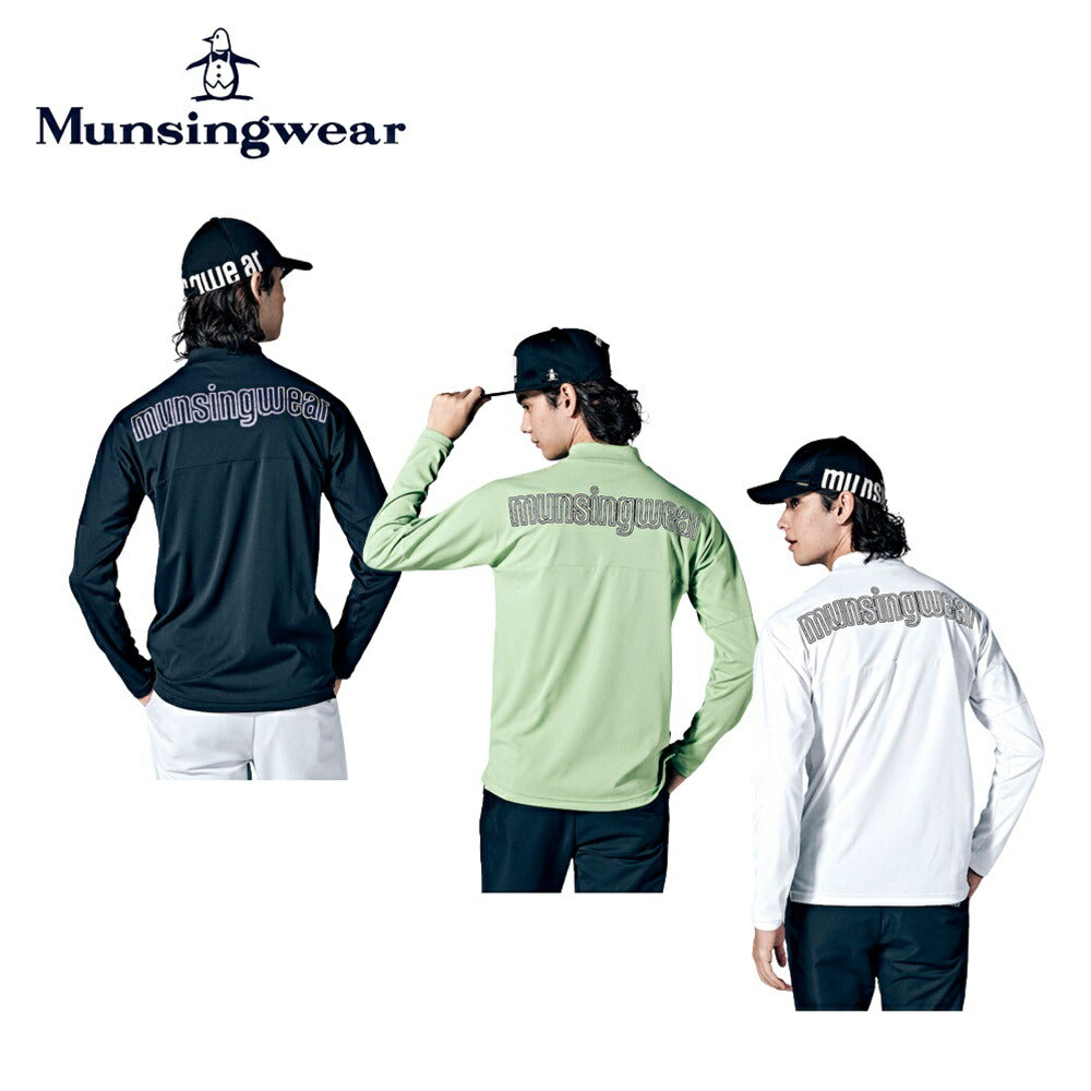 Munsingwear ENVOY MOTION3Dビッグバックロゴプリント長袖