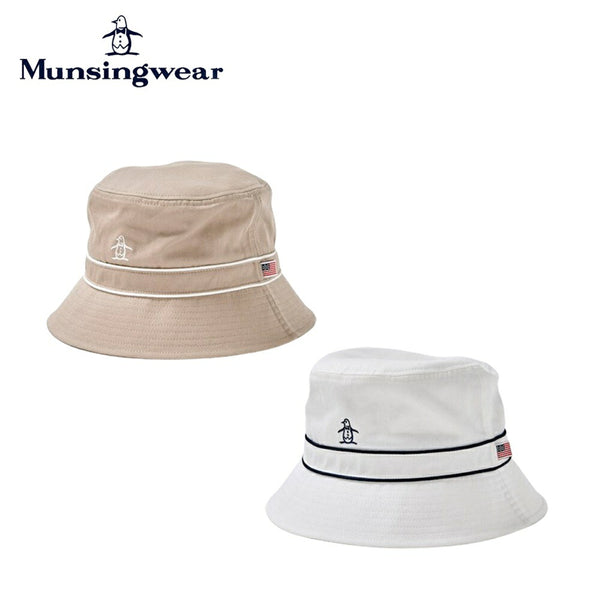 ゴルフ - ヘッドウェア Munsingwear（マンシングウェア）製品。Munsingwear ワンポイント バケットハット 24SS MGAXJC70