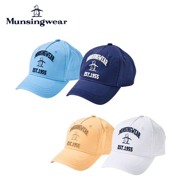ゴルフ - ヘッドウェア Munsingwear（マンシングウェア）製品。Munsingwear ペンギン刺しゅう ベースボールキャップ 24SS MGBXJC05