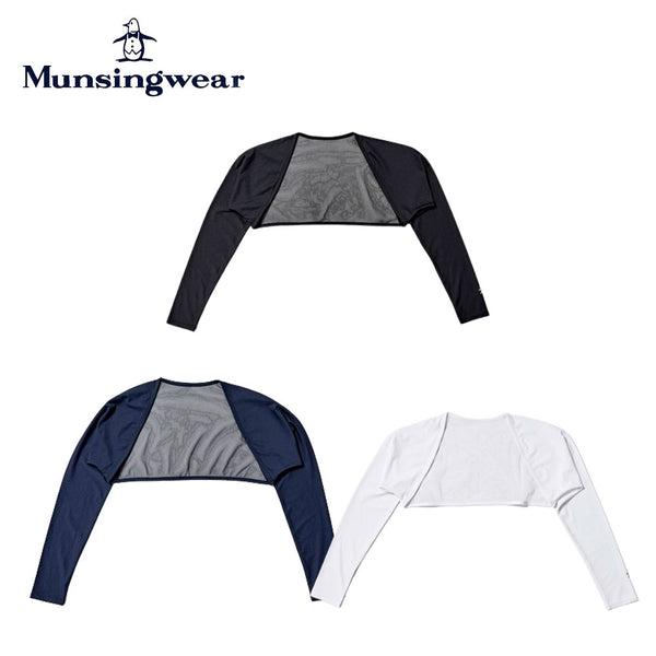 ゴルフ Munsingwear（マンシングウェア）製品。Munsingwear UV ボレロ型アームカバー 24SS MGCXJD51