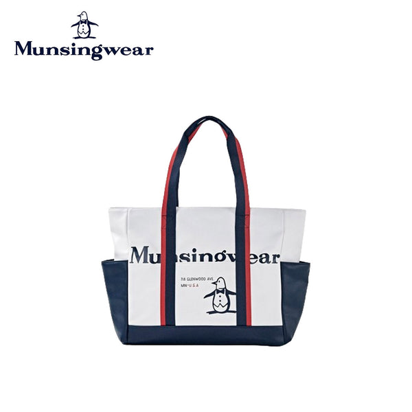 Munsingwear（マンシングウェア） Munsingwear（マンシングウェア）製品。Munsingwear トリコロールカラーデザインボストンバッグ 24SS MQBXJA06