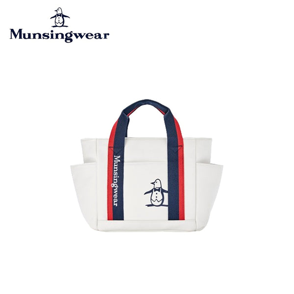 ゴルフ - バッグ Munsingwear（マンシングウェア）製品。Munsingwear トリコロールカラーデザインカートバッグ 24SS MQBXJA45