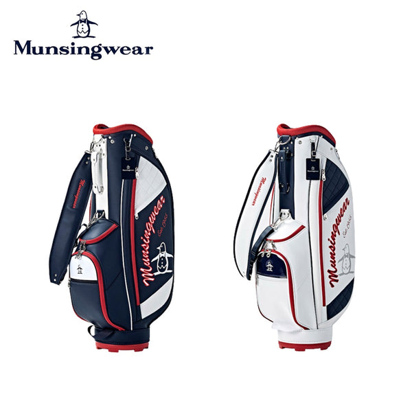 ゴルフ - バッグ Munsingwear（マンシングウェア）製品。Munsingwear SEASON COLLECTION ビッグロゴキャディバッグ 23FW MQCWJJ01