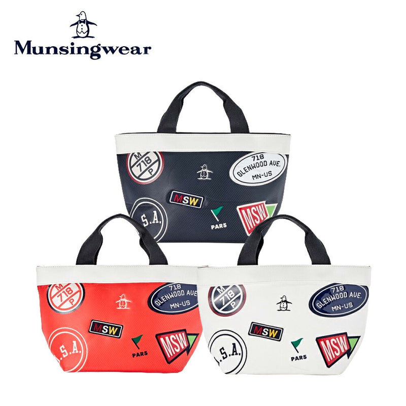 ベストスポーツ Munsingwear（マンシングウェア）製品。Munsingwear ポップデザインカートバッグ 24SS MQCXJA43
