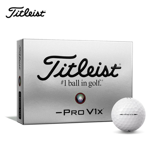 ゴルフボール Titleist（タイトリスト）製品。Titleist PRO V1x LEFT DASH 2024 12球入 T204L6S-J