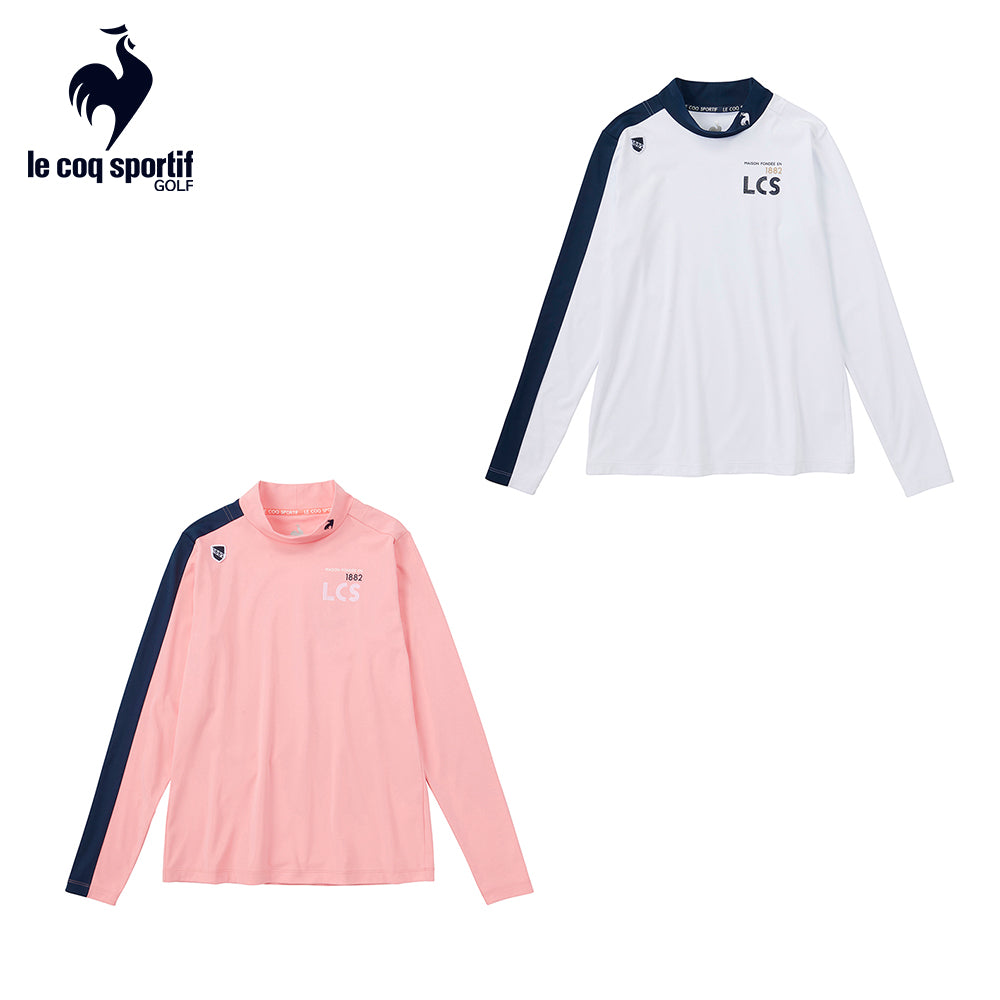 le coq sportif ストレッチフォーサー 袖ラインハイネック長袖シャツ