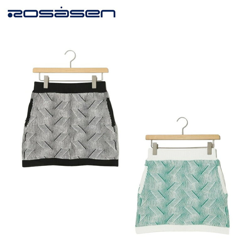 ベストスポーツ Rosasen（ロサーセン）製品。Rosasen A-Line ランダムリブスカート 23FW 048-79041