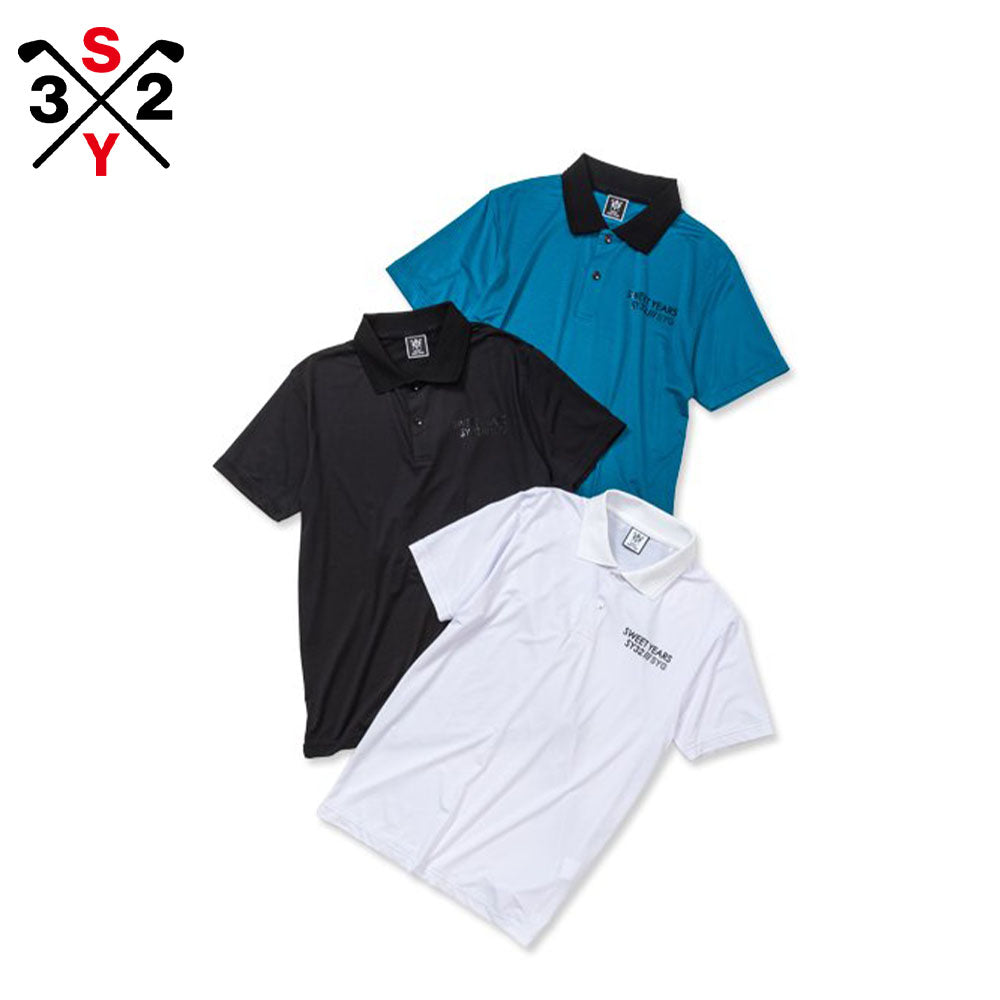 SY32 by SWEETYEARS RECYCLE JQ PIN BORDER POLO 24SS SYG-24S23