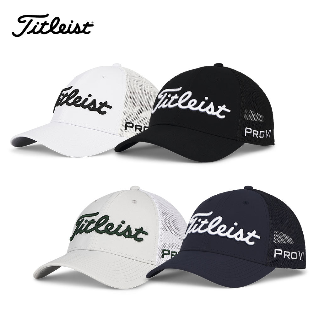 【国内未発売】VESSEL ツアーパフォーマンス キャップ Titleist ツアーパフォーマンス メッシュ キャップ 25SS TH25ATPMA