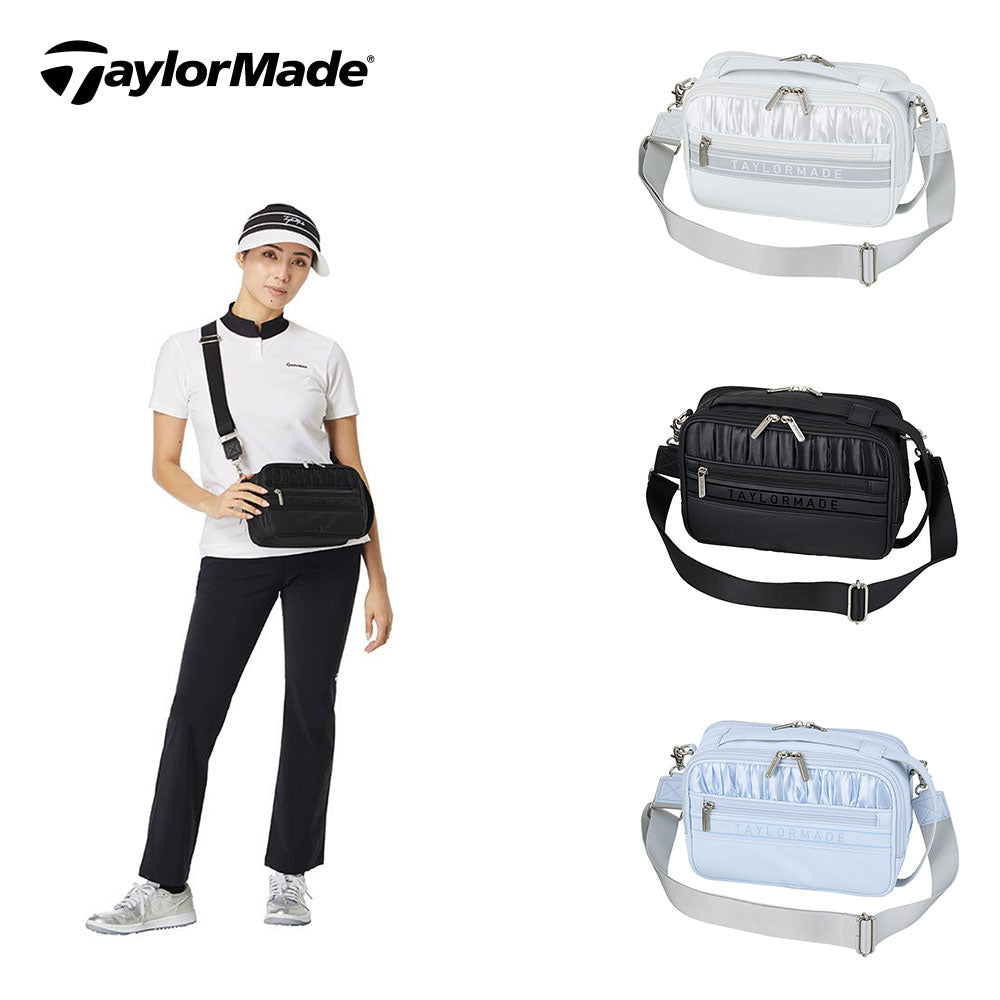 未使用品 海外ディーラー様製　黒　華ロリ　SDM　MSD　MDD　ディーラー製 TaylorMade ウィルシャー ショルダーポーチ 25SS UN767 | 自転車