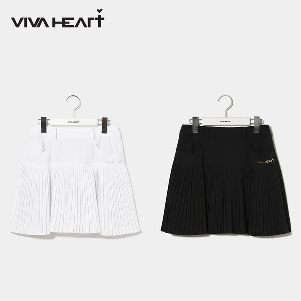 新着商品 VIVA HEART（ビバハート）製品。VIVA HEART ストレッチプリーツスカート 24SS 01271442