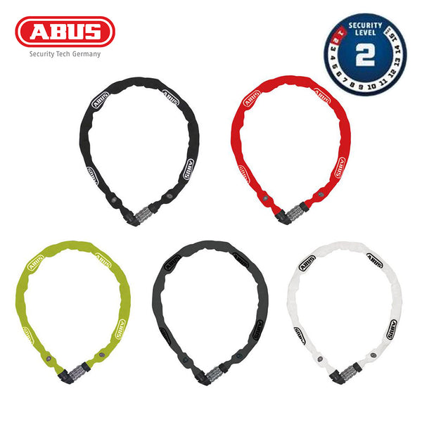 ABUS（アブス） ABUS（アブス）製品。ABUS アブス 自転車 バイク ロック チェーンロック ABUS 1200/110 ダイヤル式 全長110mm チェーン 4mm コンパクト 軽量 自転車用 バイク用 鍵 カギ 盗難防止