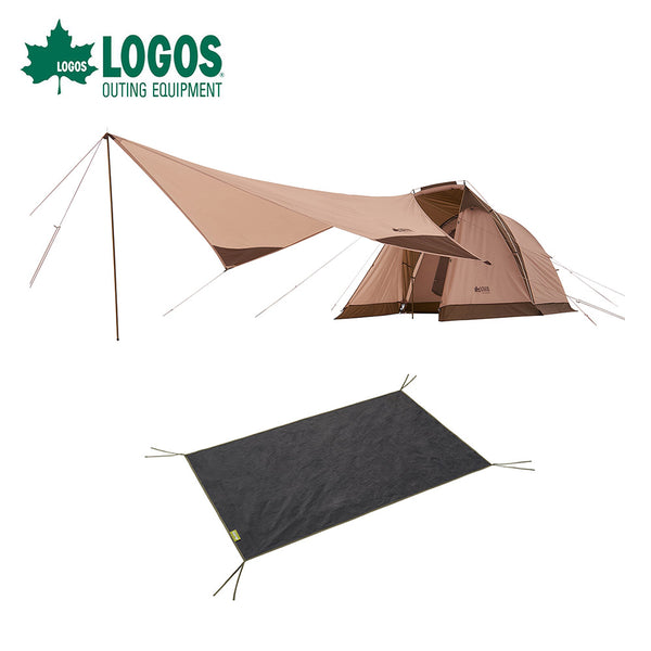 アウトドア - テント&タープ LOGOS（ロゴス）製品。Tradcanvas リビングDUO &タープセット 71805593