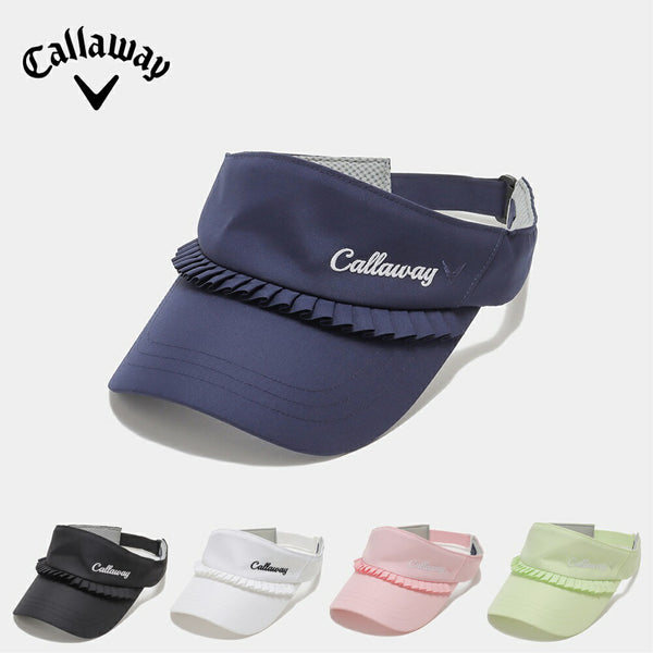 ゴルフ - ヘッドウェア Callaway（キャロウェイ）製品。Callaway デザインプリーツバイザー 22SS C22191218