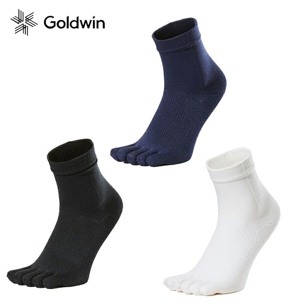 Goldwin（ゴールドウィン） Goldwin（ゴールドウィン）製品。Goldwin ゴールドウイン C3fit シースリーフィット スポーツ 靴下 ソックス メンズ レディースペーパーファイバー5本指クオーターソックス GC29333 22FW