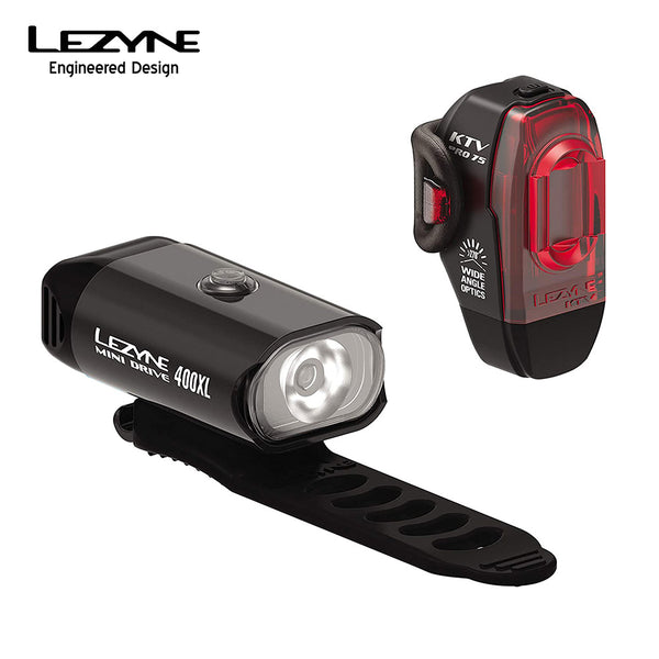 自転車用ライト LEZYNE（レザイン）製品。LEZYNE MINI DRIVE/ KTV PRO PAIR