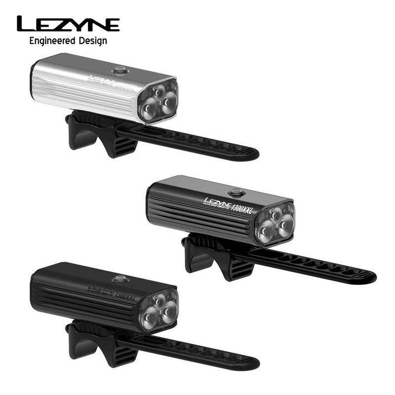 ベストスポーツ LEZYNE（レザイン）製品。LEZYNE レザイン 自転車 ライトMACRO DRIVE 1300XXL フロント LEDライト 1300ルーメン USB充電式 バッテリー 一体式 点灯148時間 208g 3LED 防水性