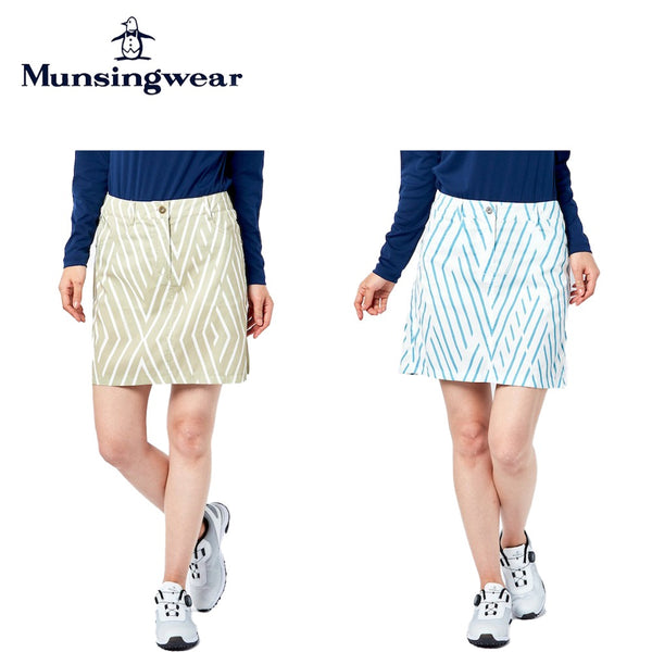 Munsingwear（マンシングウェア） Munsingwear（マンシングウェア）製品。Munsingwear SUNSCREEN PARASOL LABO アートウエーブプリントスカート 22SS MGWTJE03W